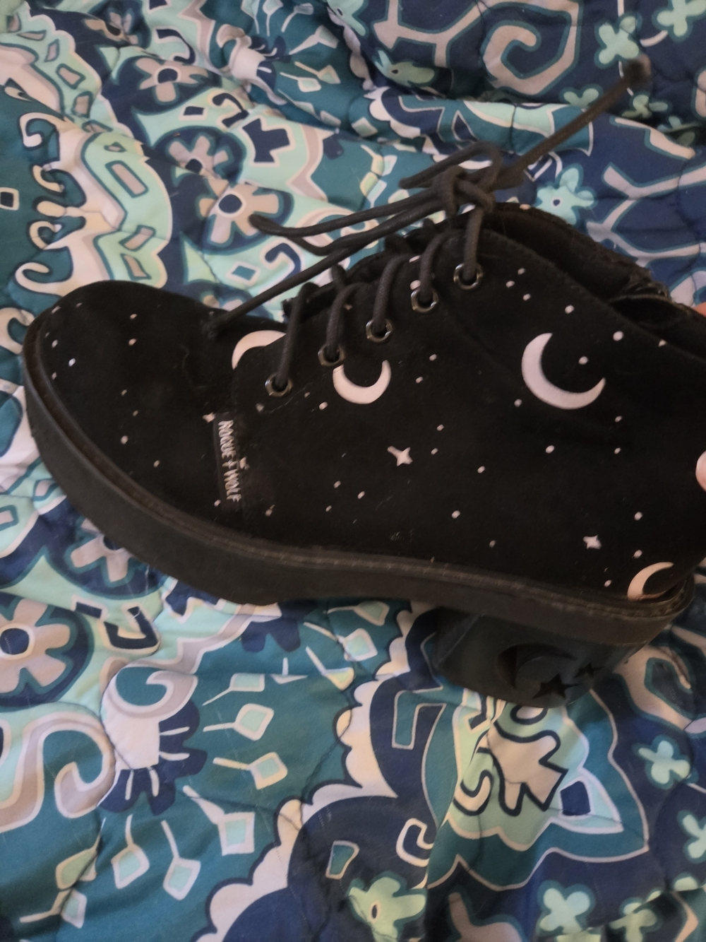 Rogue And Wolf Moondust Platforms - Size 9 - Need Repair - Picture 6 of 8